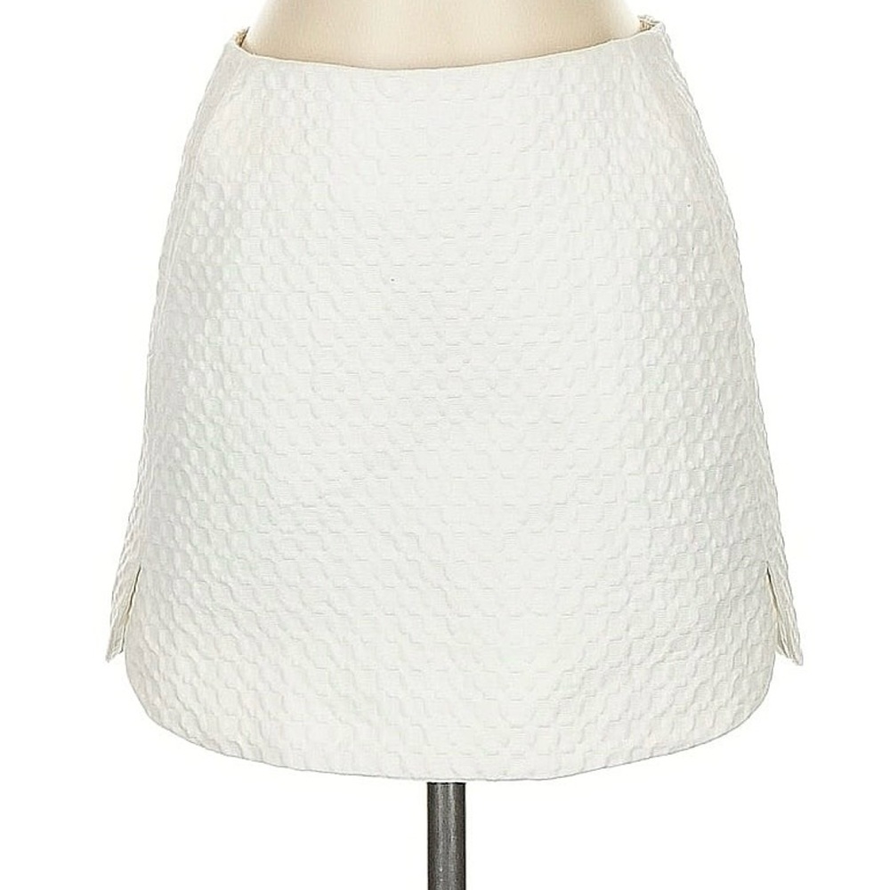 Topshop white mini skirt